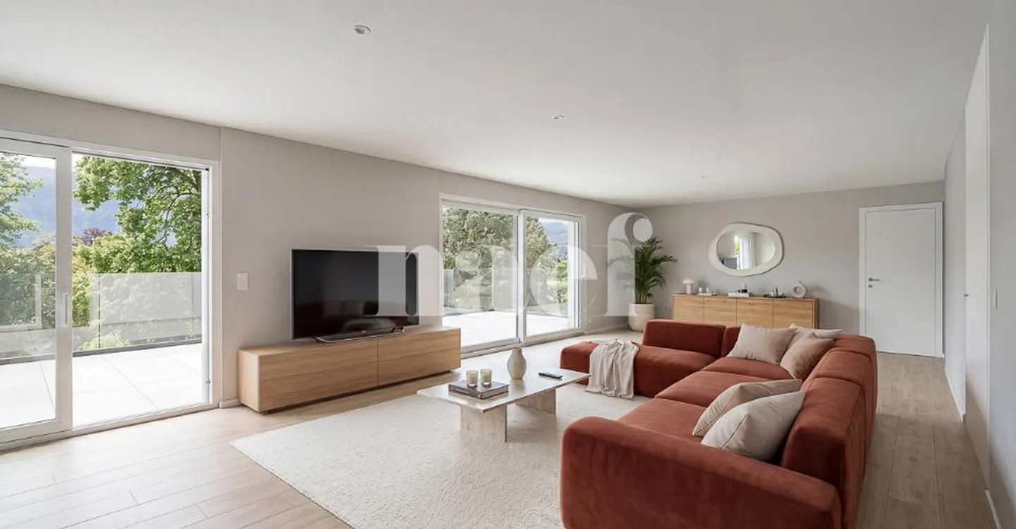 Lot C01 - Neue Penthouse-Wohnung mit 6,5 Zimmern zu verkaufen in Yvorne - Foto 5 von 9