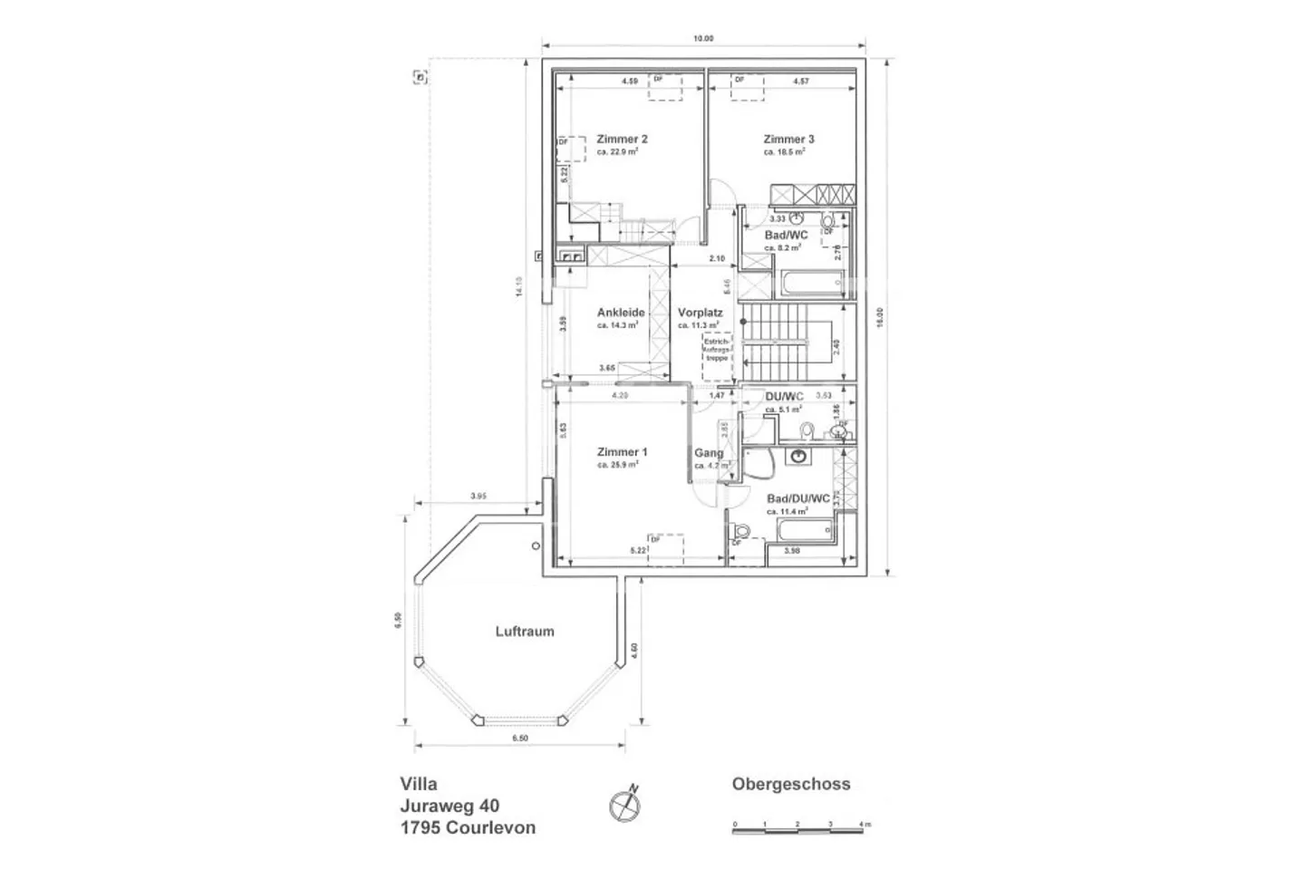 Sumptuous Villa in Courlevon (Com. Morat) Between Nature, Calm and Lake View - Photo 4 of 9