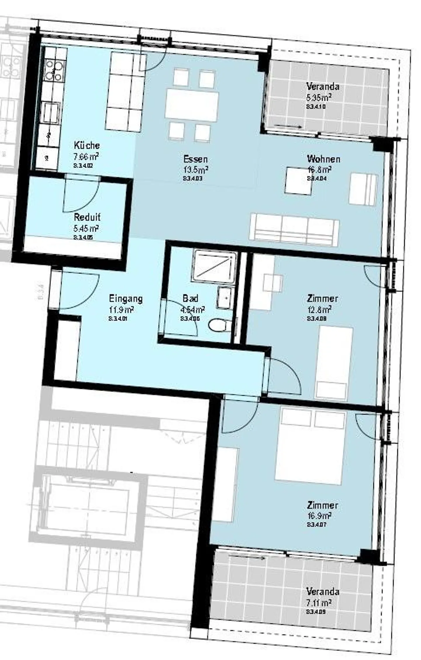 Zeitlose 3.5 Zimmer-Wohnung in Ilanz zu vermieten! - Foto 7 di 7
