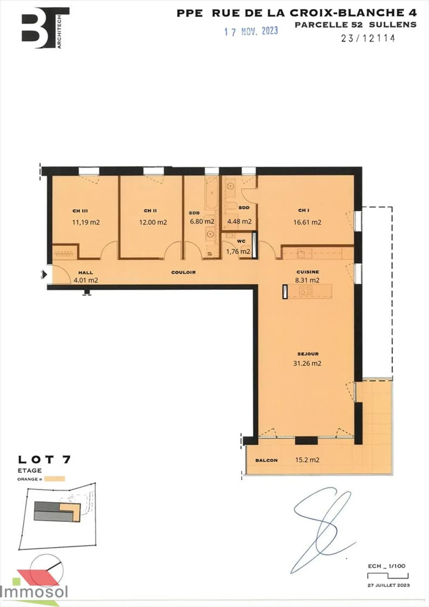 Appartamento 4,5 locali con balcone e vista libera! NUOVO! - Foto 7 di 8