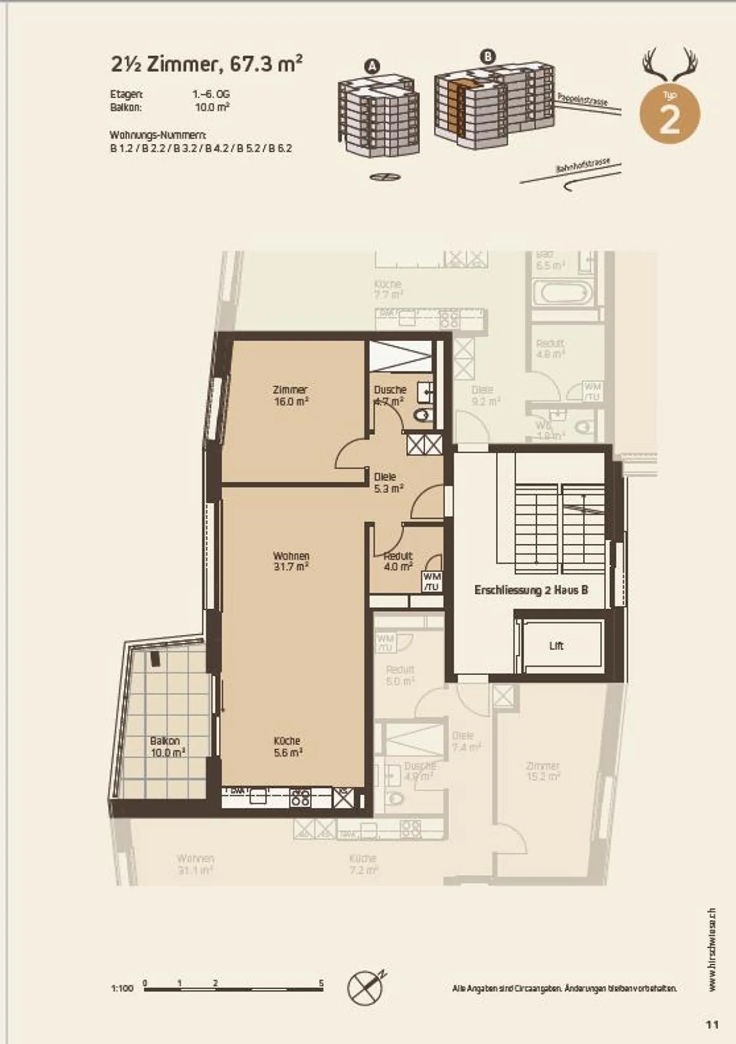 Appartamento 2,5 locali a Wetzikon - Foto 6 di 6