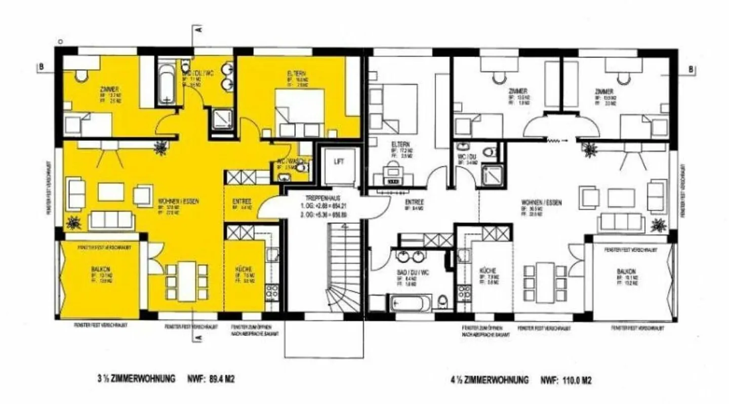 Moderno appartamento di 3,5 stanze in una buona posizione - Foto 11 di 12