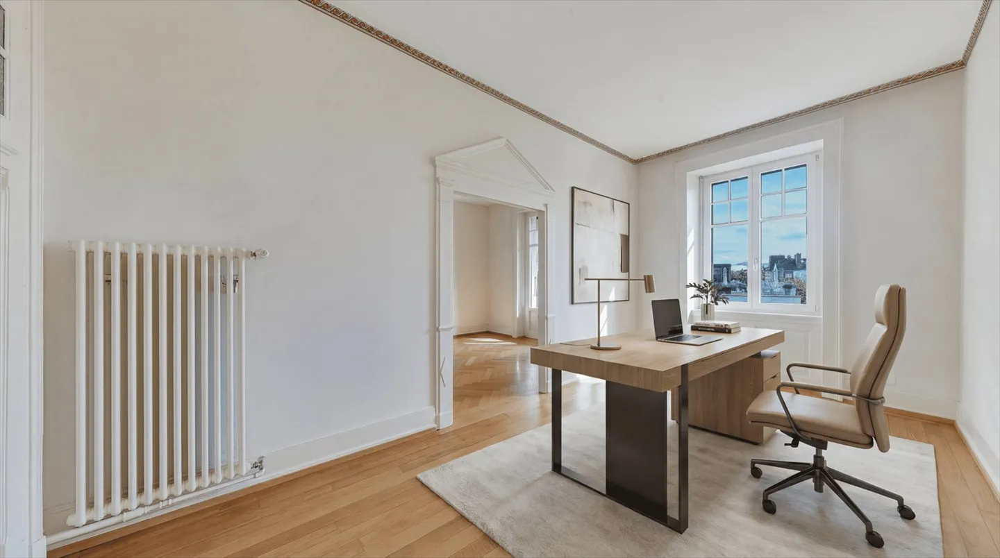 Appartement extraordinaire au dernier étage avec 2 balcons, à quelques pas d'Ouchy - Photo 7 sur 9