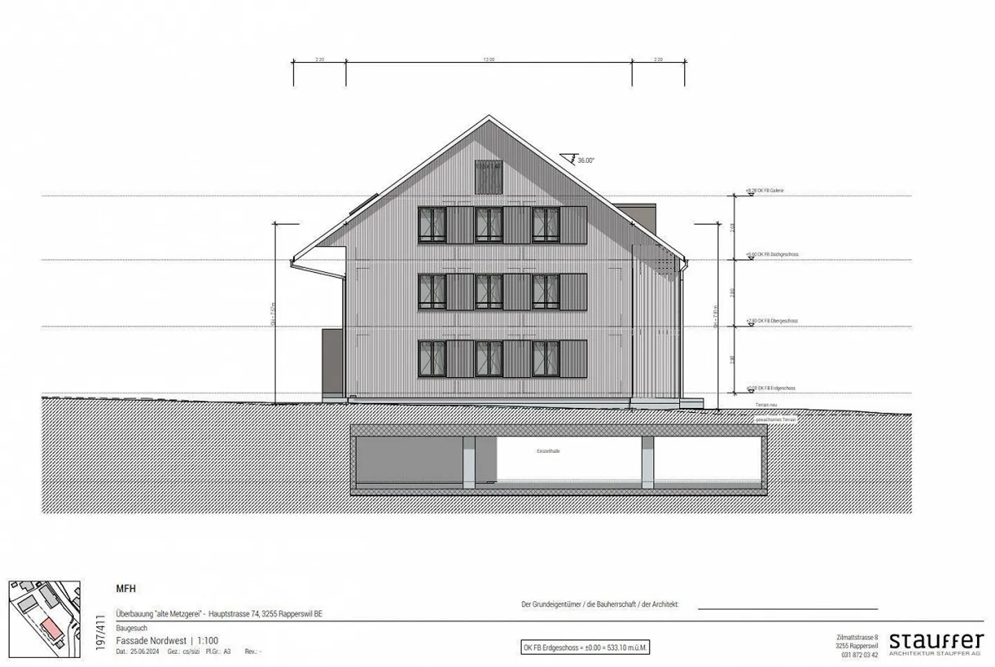 NUOVA COSTRUZIONE - Appartamento attico di 5,5 stanze con galleria e vista su G - Foto 7 di 7