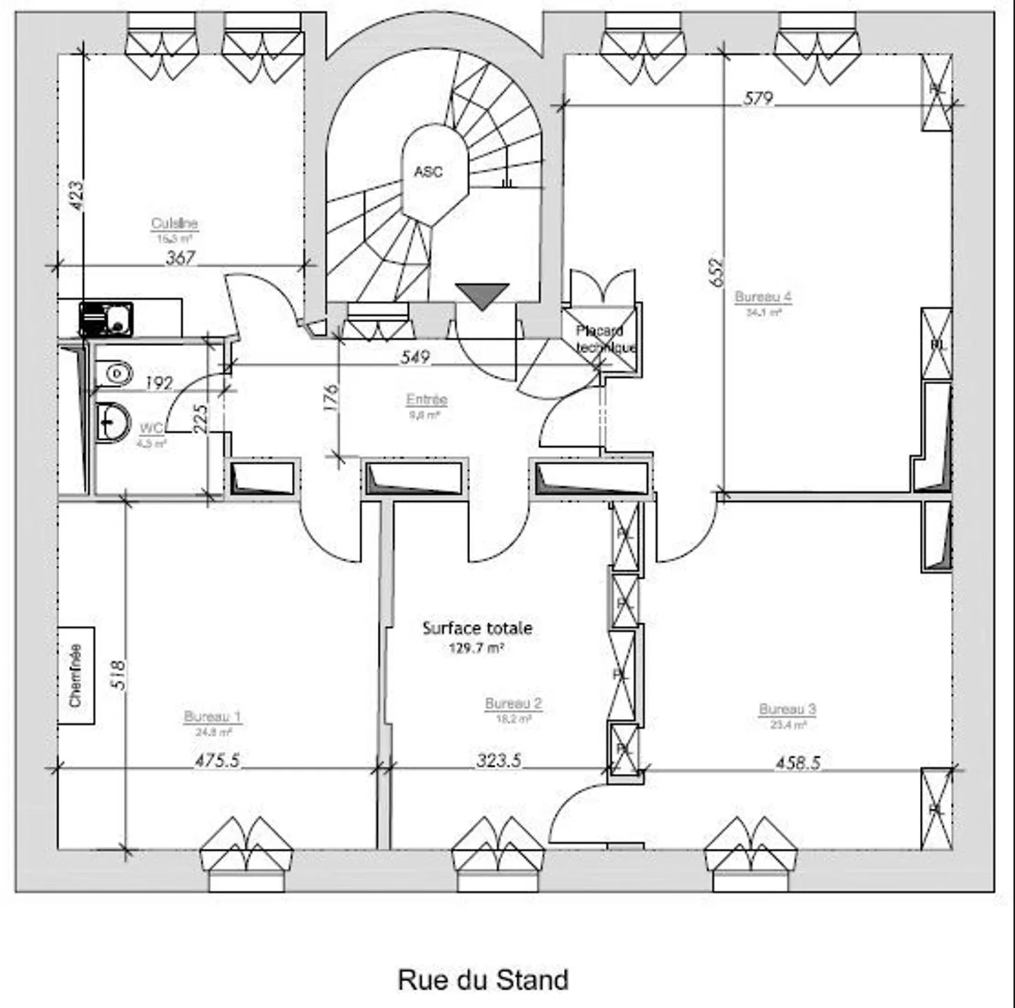 Bureaux magnifiques à deux pas du centre-ville - Photo 11 sur 11