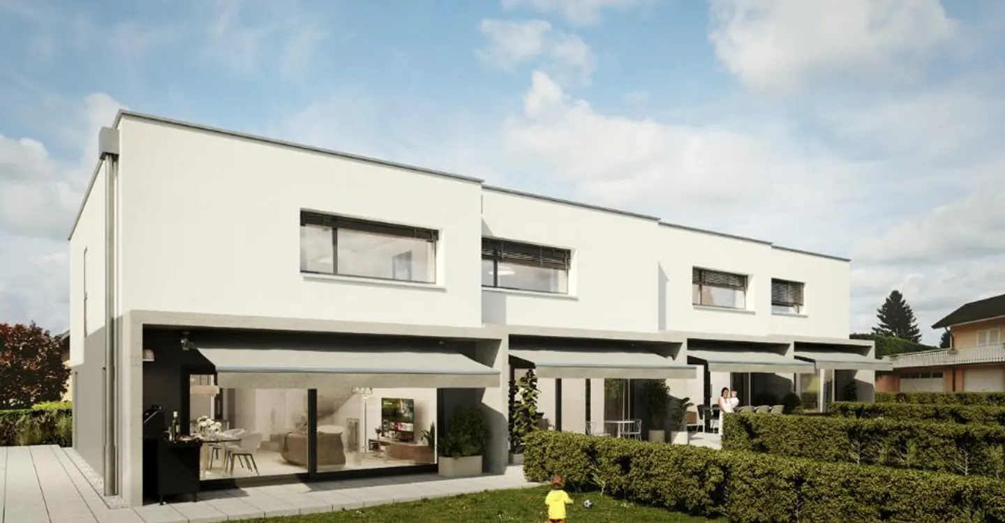 Domdidier, for sale, contiguous villas of 4.5 rooms, with garden - Photo 2 of 5