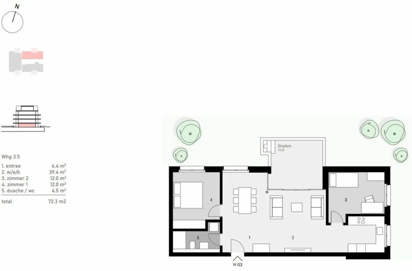 ruhige Wohnung mit grossem Sitzplatz sucht einen Nachmieter - Photo 6 sur 6