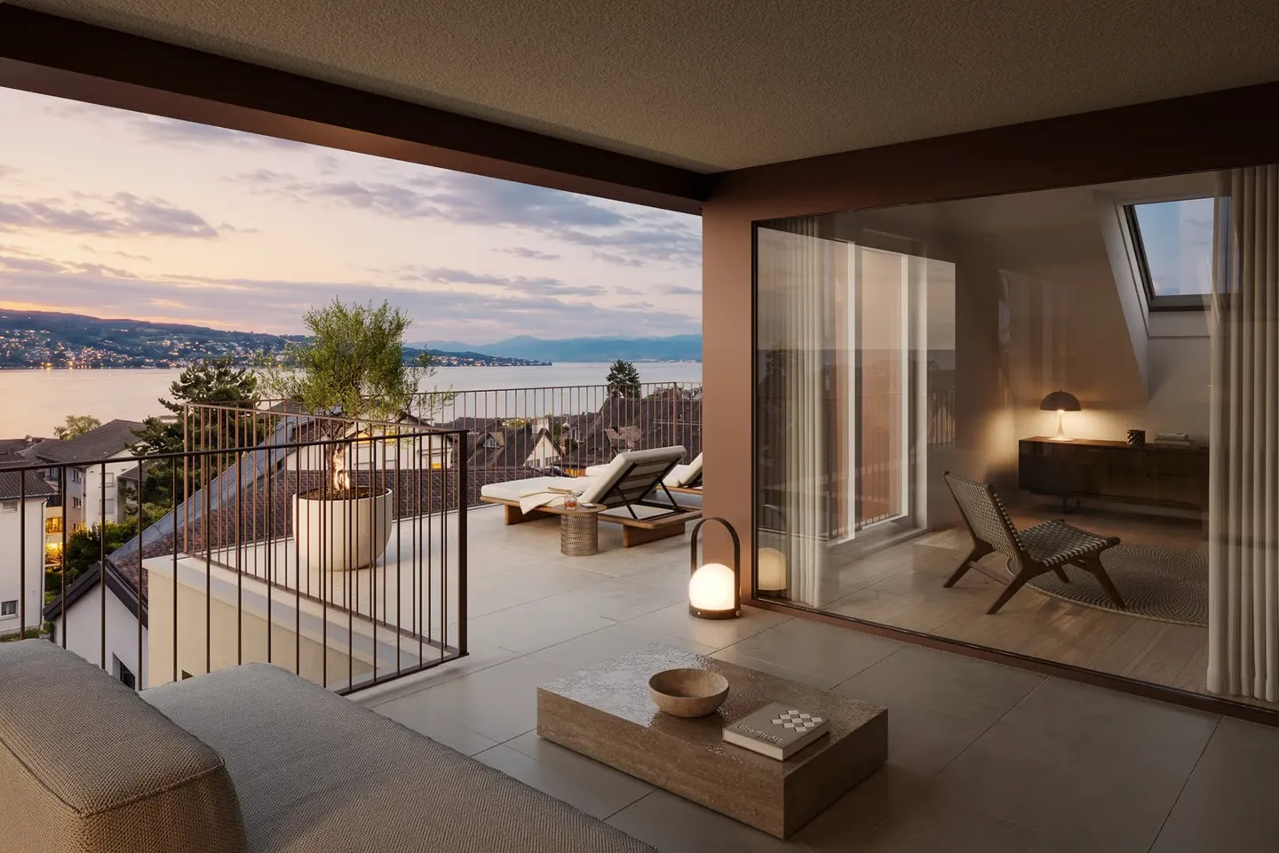 Neubau 3.5 Zimmer Wohnung mit See vor der Haustür - Foto 5 di 5
