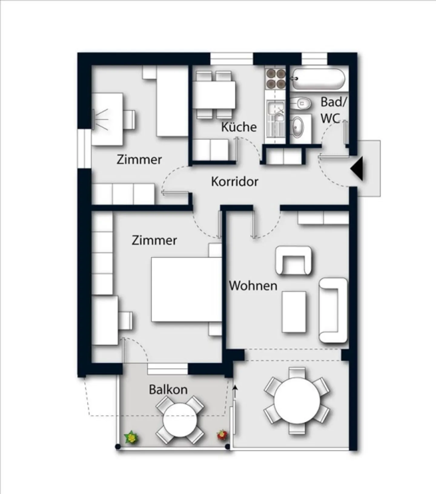 «Ansprechende Stockwerk-Wohnung am Bodensee!» - Foto 6 von 6