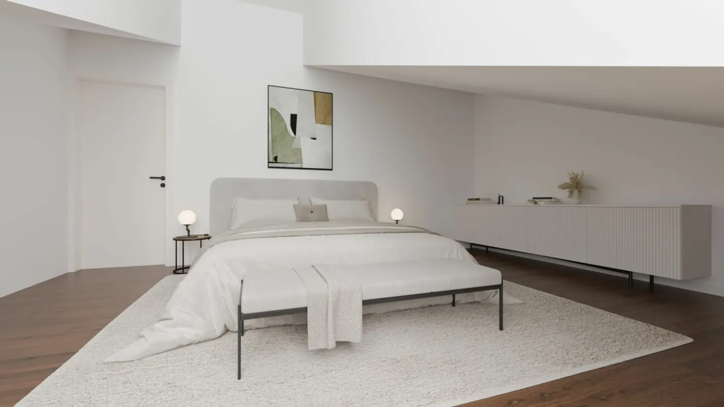 Appartements en attique charmants avec balcon sud - vue panoramique incluse - Photo 2 sur 8