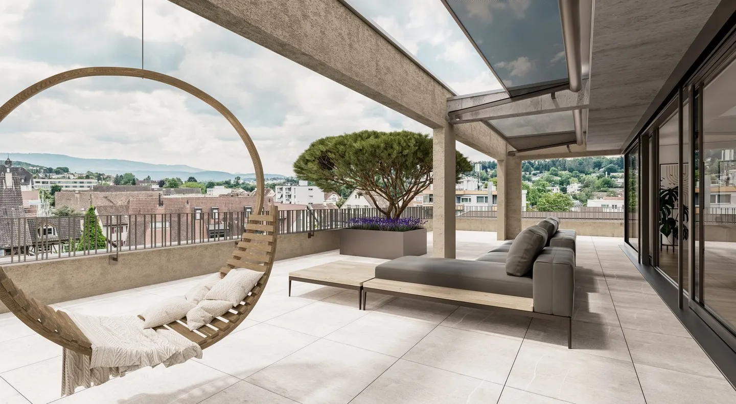Modernes Penthouse mit Terrasse - Foto 2 von 3