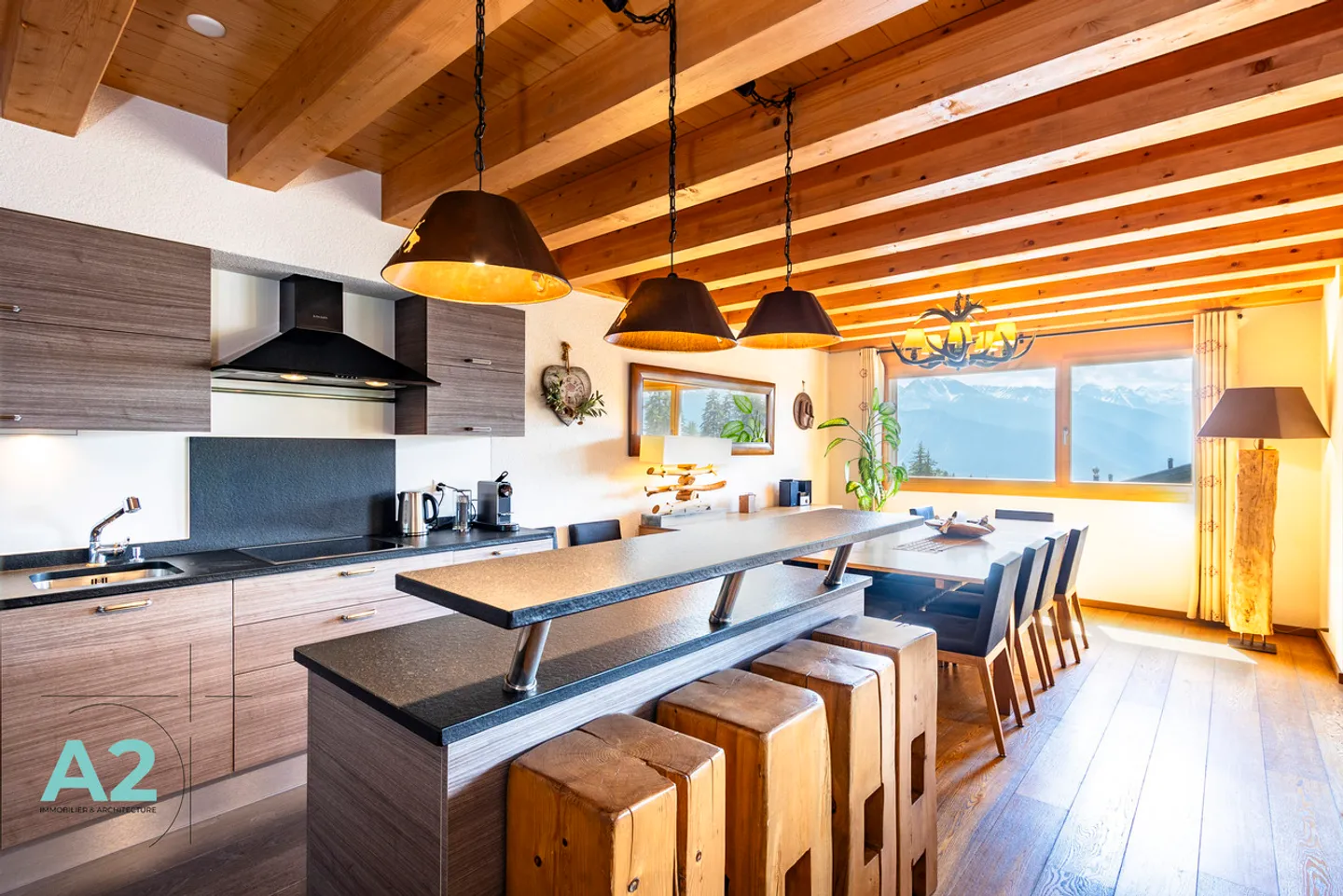 CHALET DE LUXE EN LOCATION AU PIED DES PISTES - Photo 4 sur 20