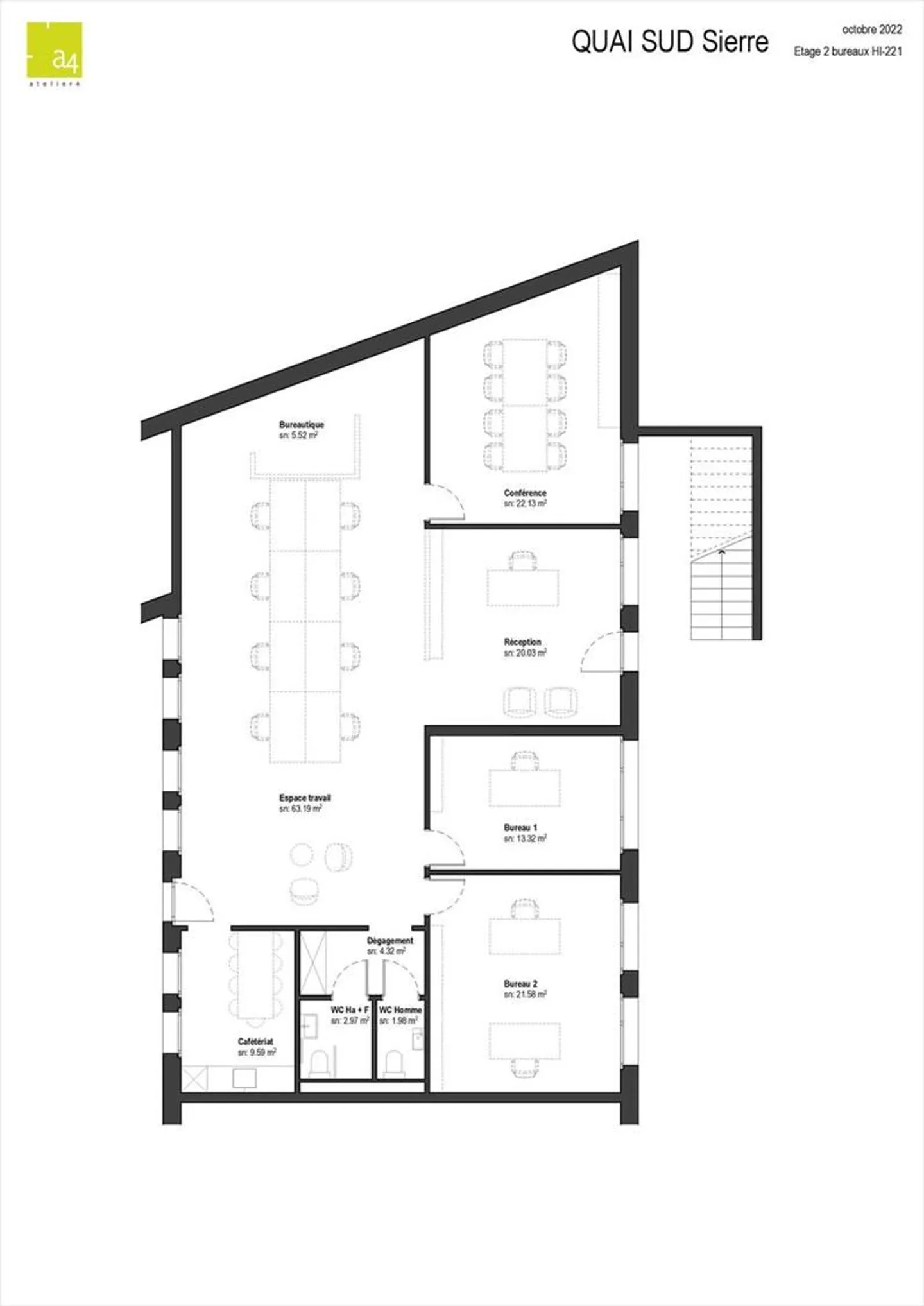 BUREAUX SPACIEUX À SIERRE - Photo 13 sur 13