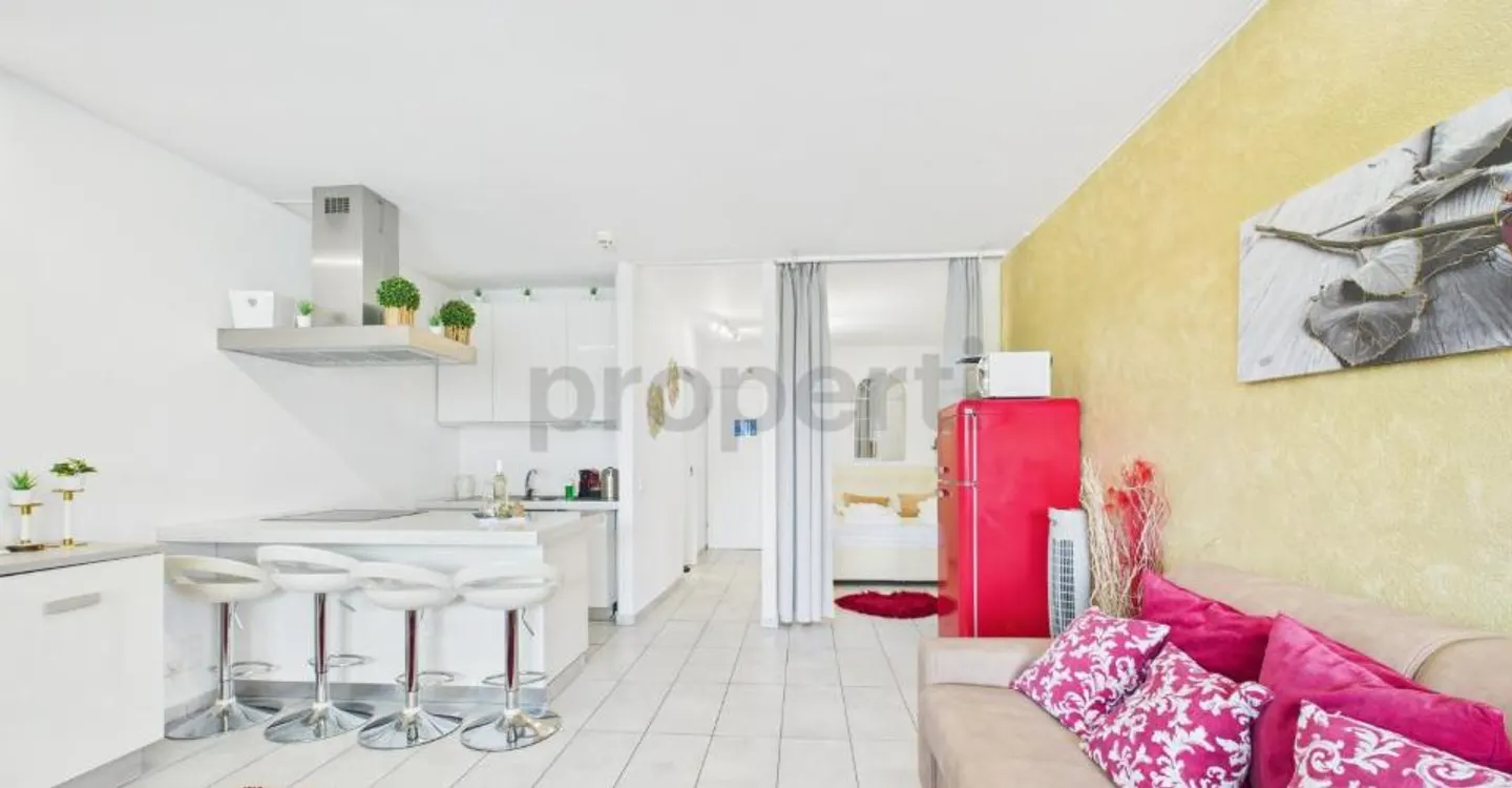 Appartement de 2,5 pièces avec vue sur le lac et piscine en copropriété  idéal comme résidence principale, secondaire ou investissement pour locations de courte durée ! - Photo 5 of 10