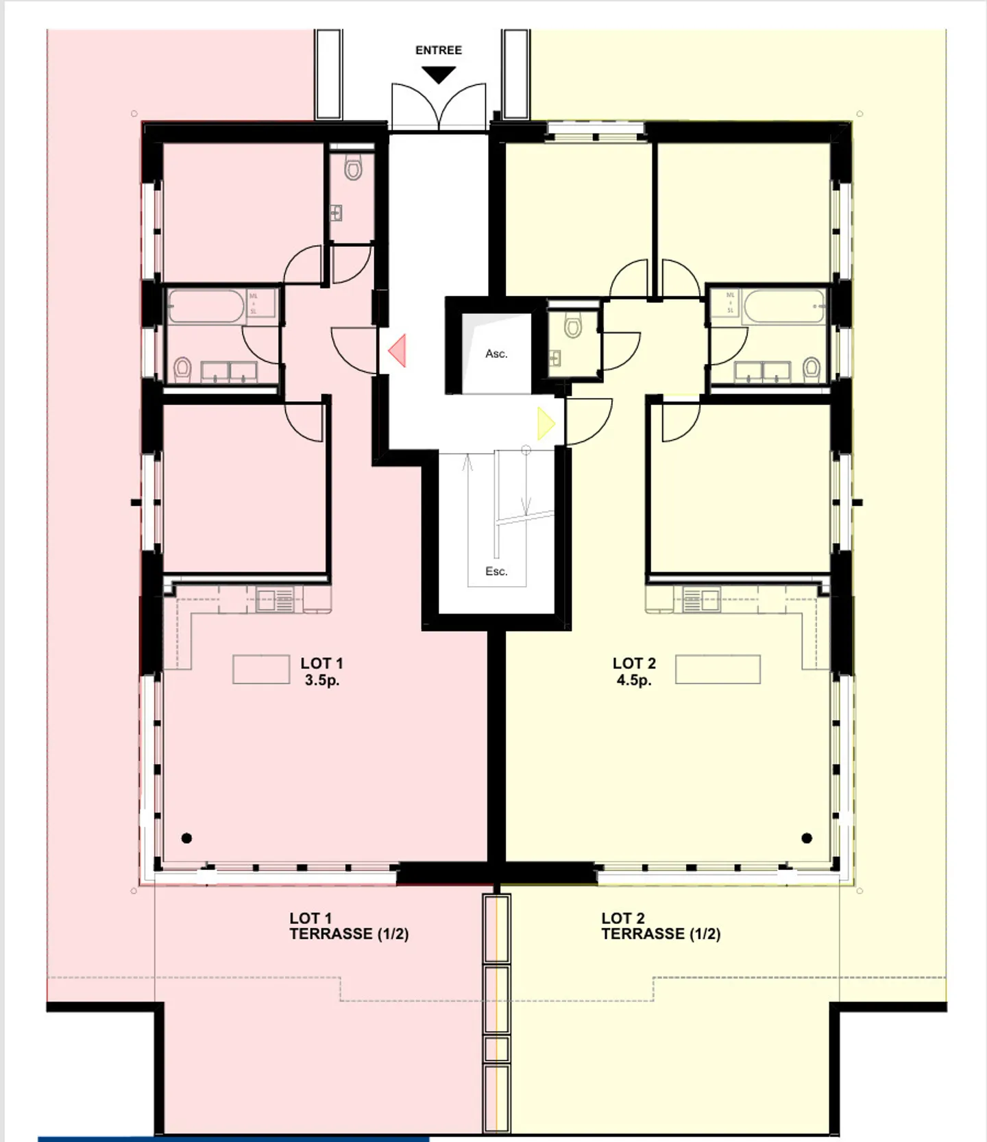 Elegance & Sunshine LOT 2: Superb 4.5 Room Apartment with XXL Terrace - Photo 6 of 7