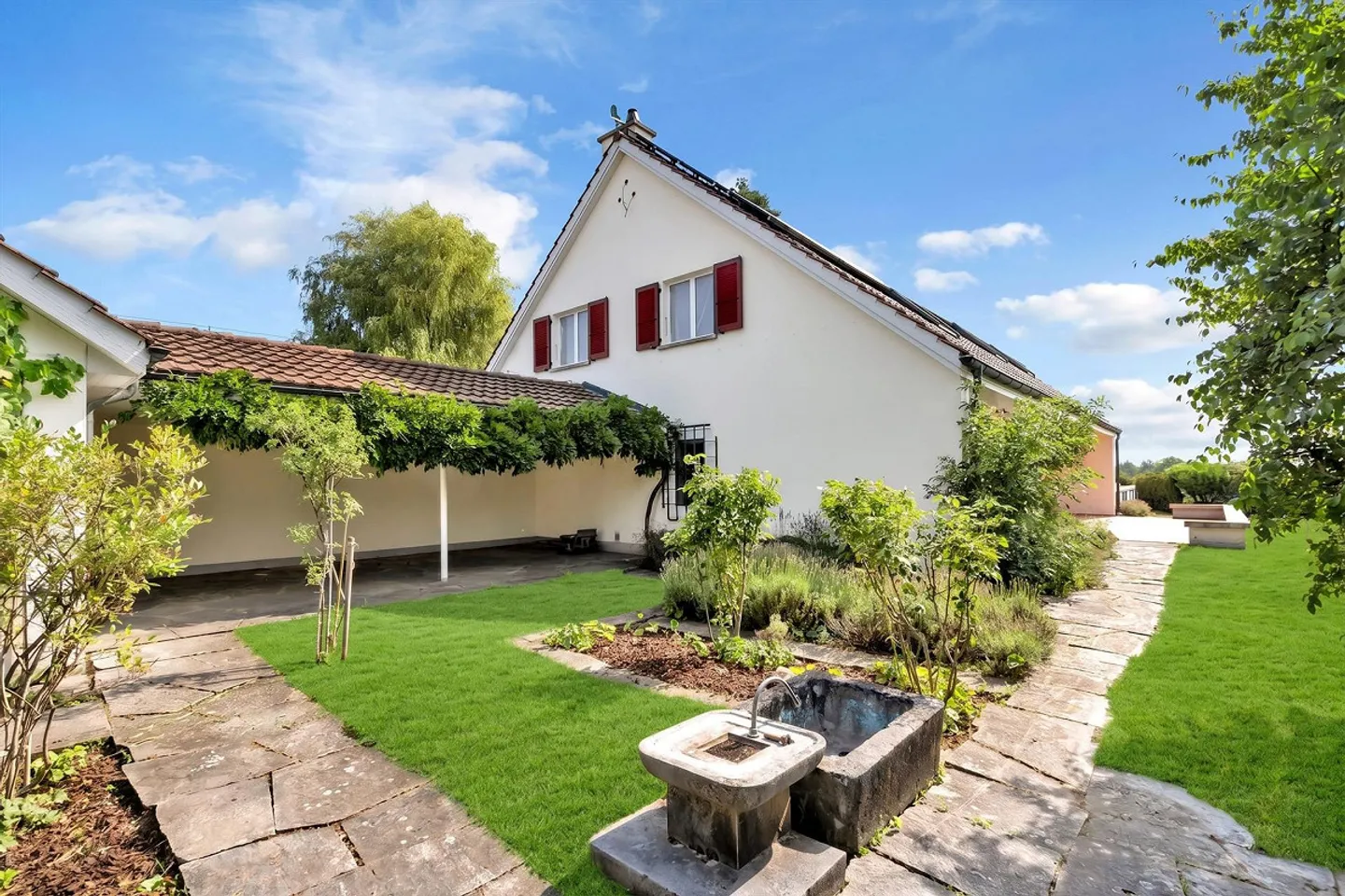 Spacious Living with Unobstructed Views - Family Residence with Pool in Frauenkappelen - Photo 2 of 13