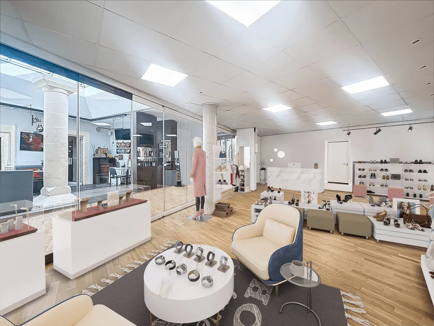 Magnifica arcade di 78 m2 in affitto nel centro iper di Neuchâtel - Foto 4 di 9