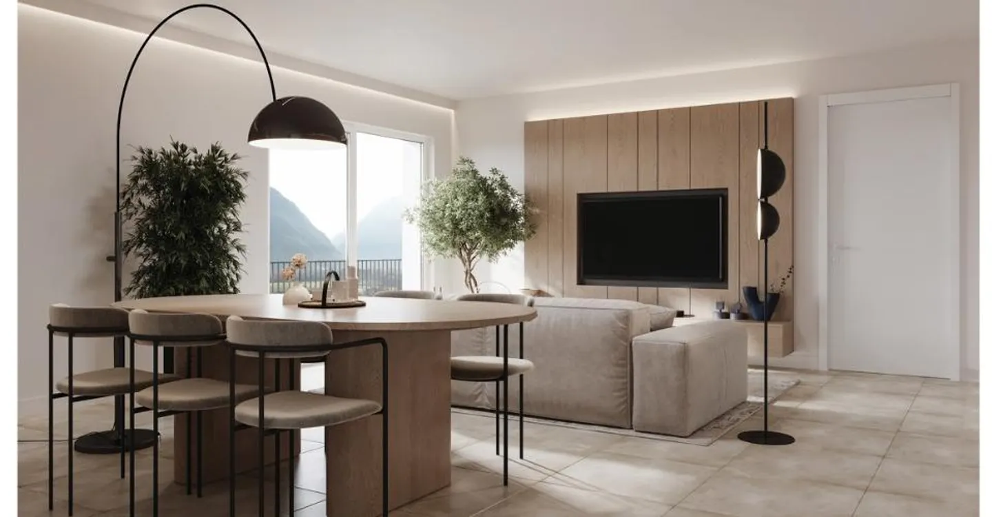 Nouveau complexe résidentiel Sassa à Gnosca - À vendre magnifique 3,5 pièces - résidence principale et secondaire - Foto 1 di 13