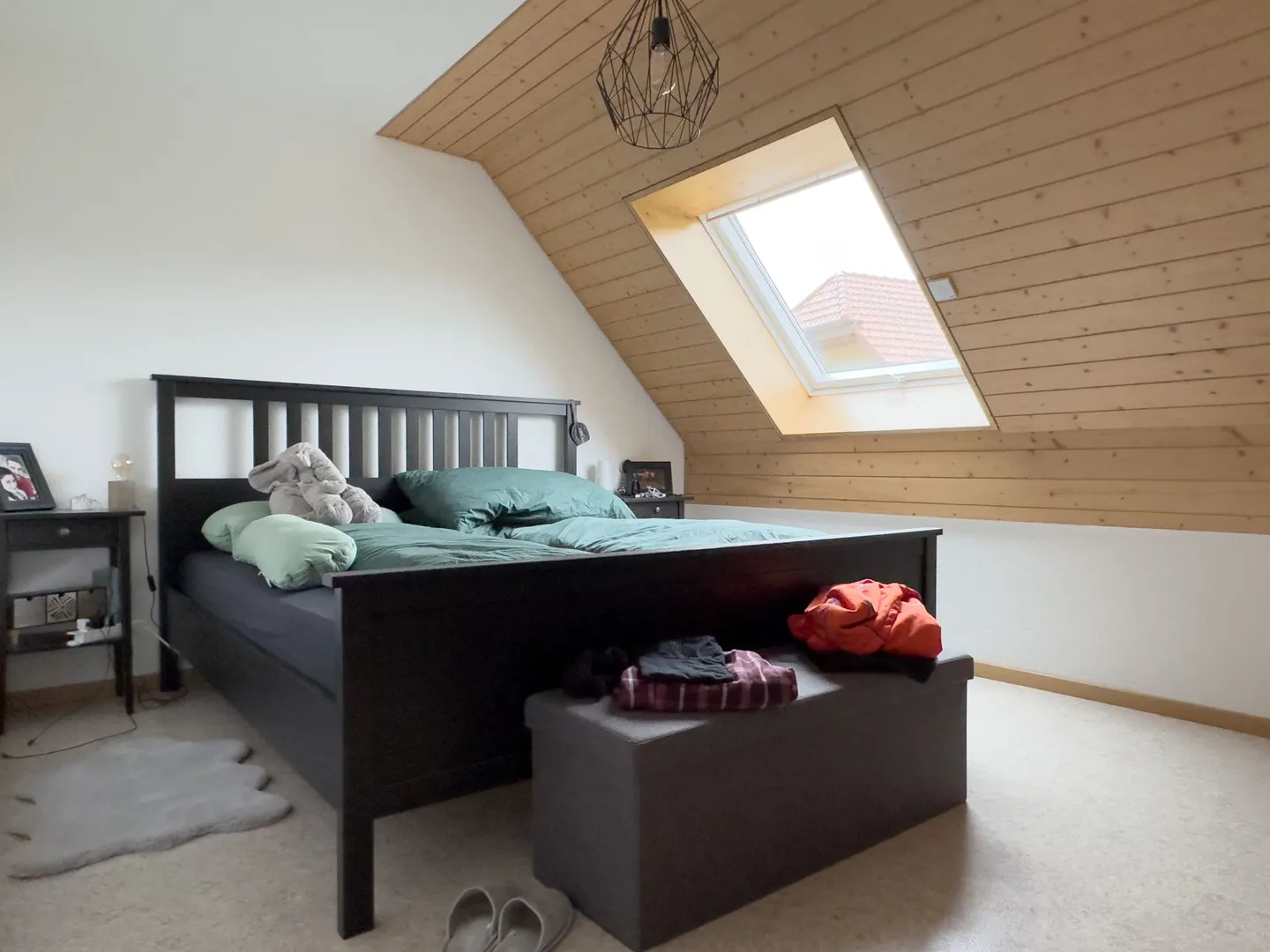 Spacious 3.5-room apartment in rural surroundings with balcony and garden share - Photo 11 of 18