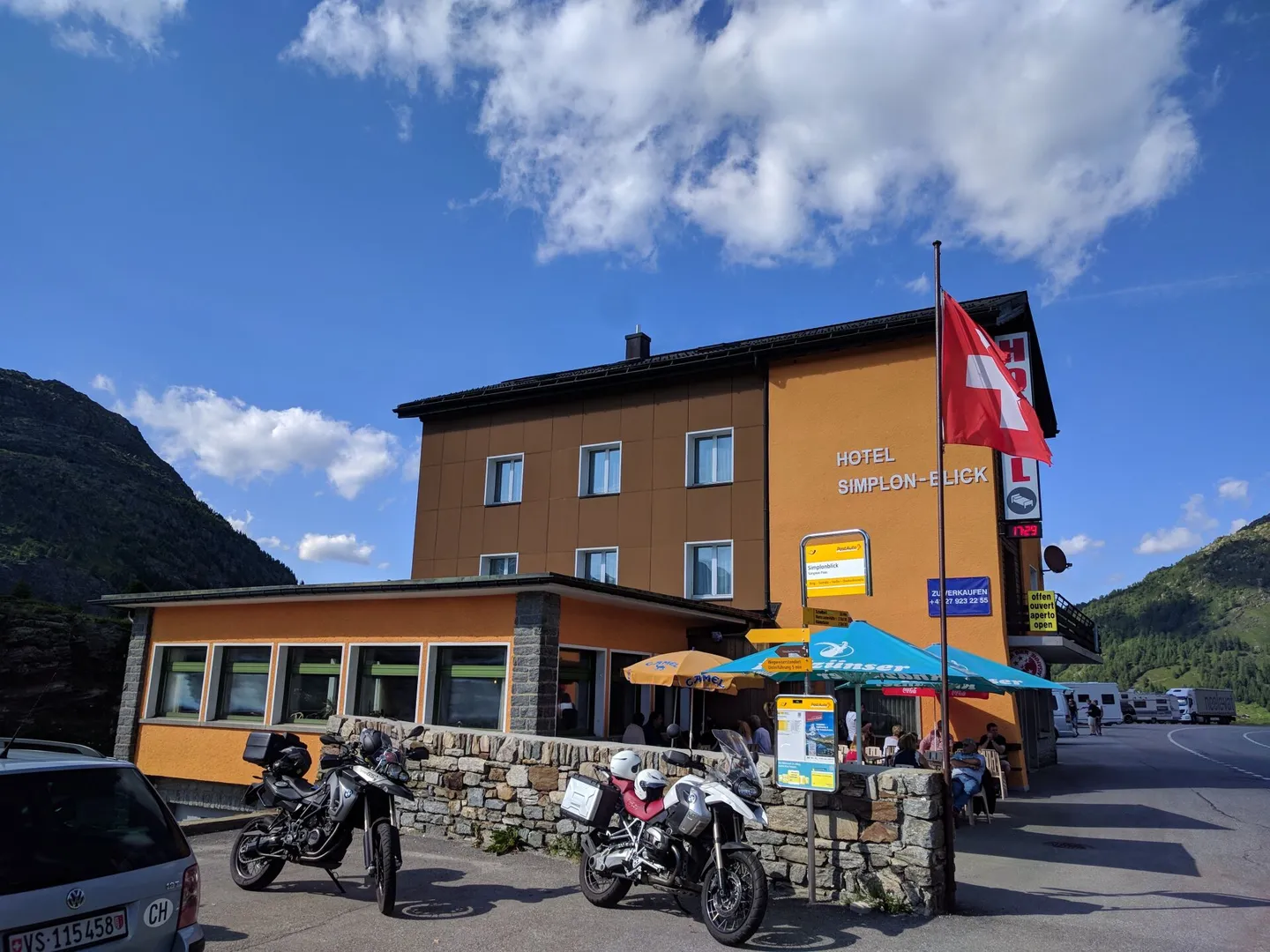 Hotel Ristorante Simplonblick in cima al passo del Simplon - Foto 1 di 4