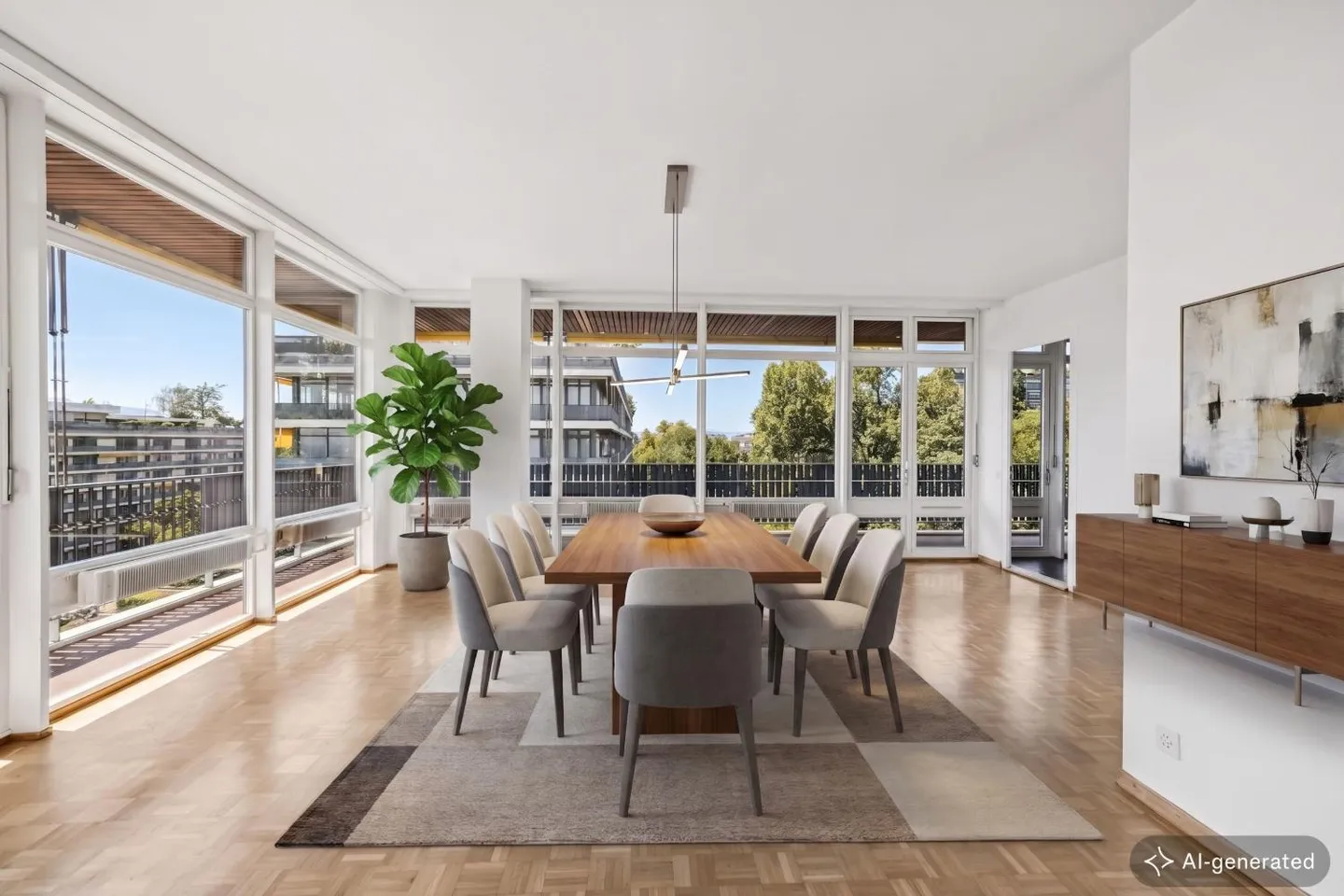 Elegantes 5-Zimmer-Apartment mit Seeblick - Foto 3 von 10