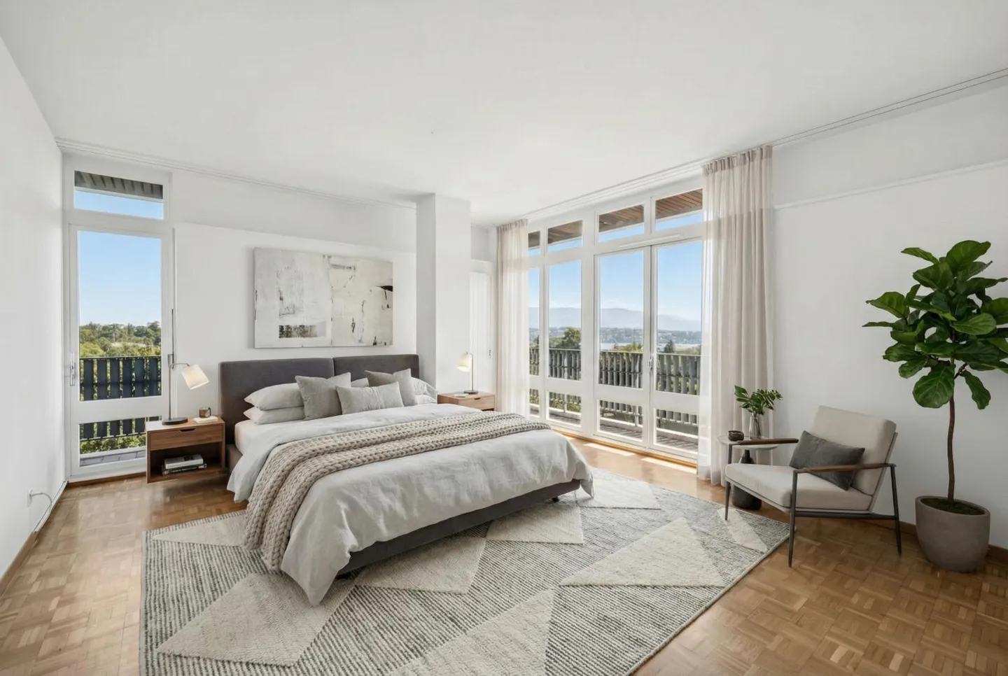 Elegantes 5-Zimmer-Apartment mit Seeblick - Foto 8 von 10