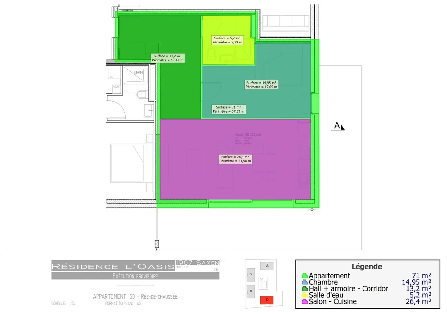 Modernes Apartment mit Pool - Foto 9 von 13