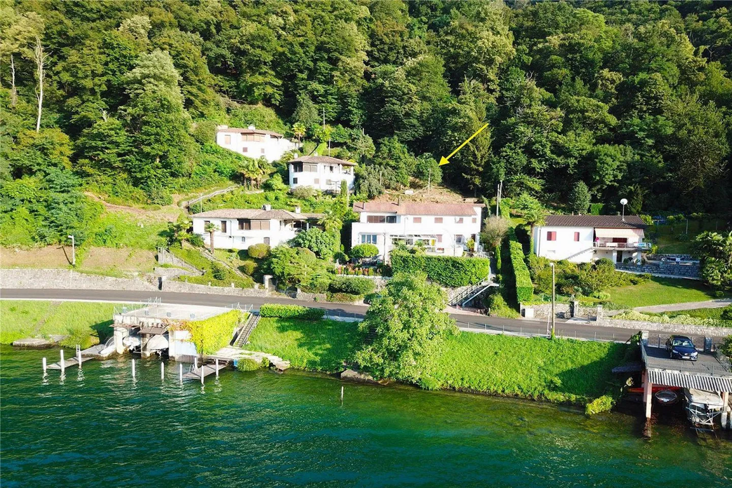 Brusino Arsizio - Interessantes Bauland mit Seezugang - Foto 4 von 15