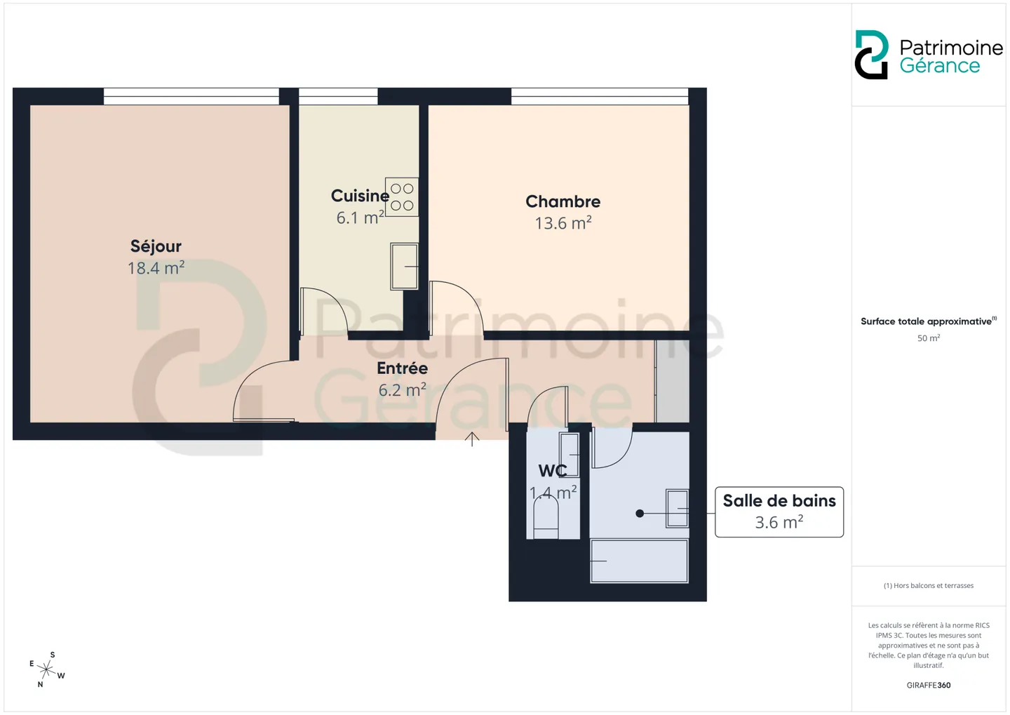 Renovated 2.5-room apartment - to discover! - Photo 4 of 4