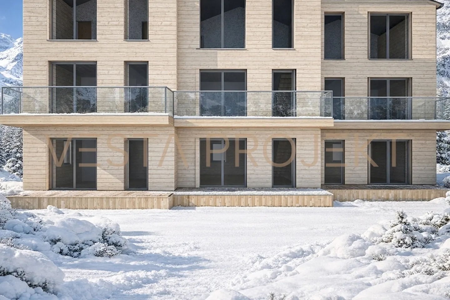 Progetto eccezionale 3 complesso di chalet - Foto 1 di 10