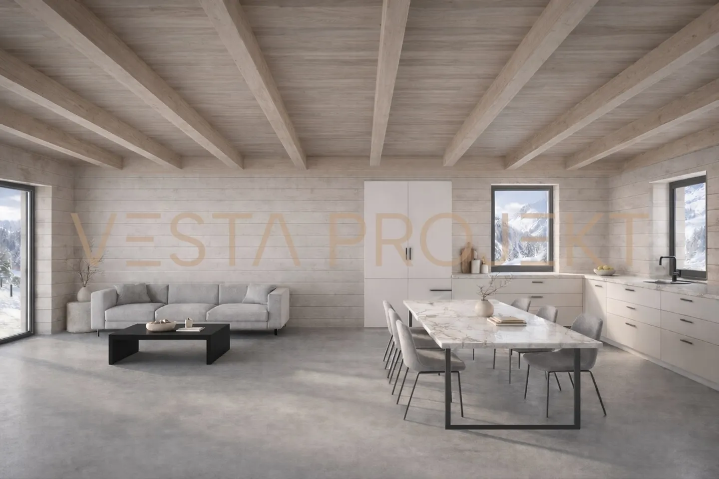 Progetto eccezionale 3 complesso di chalet - Foto 2 di 10