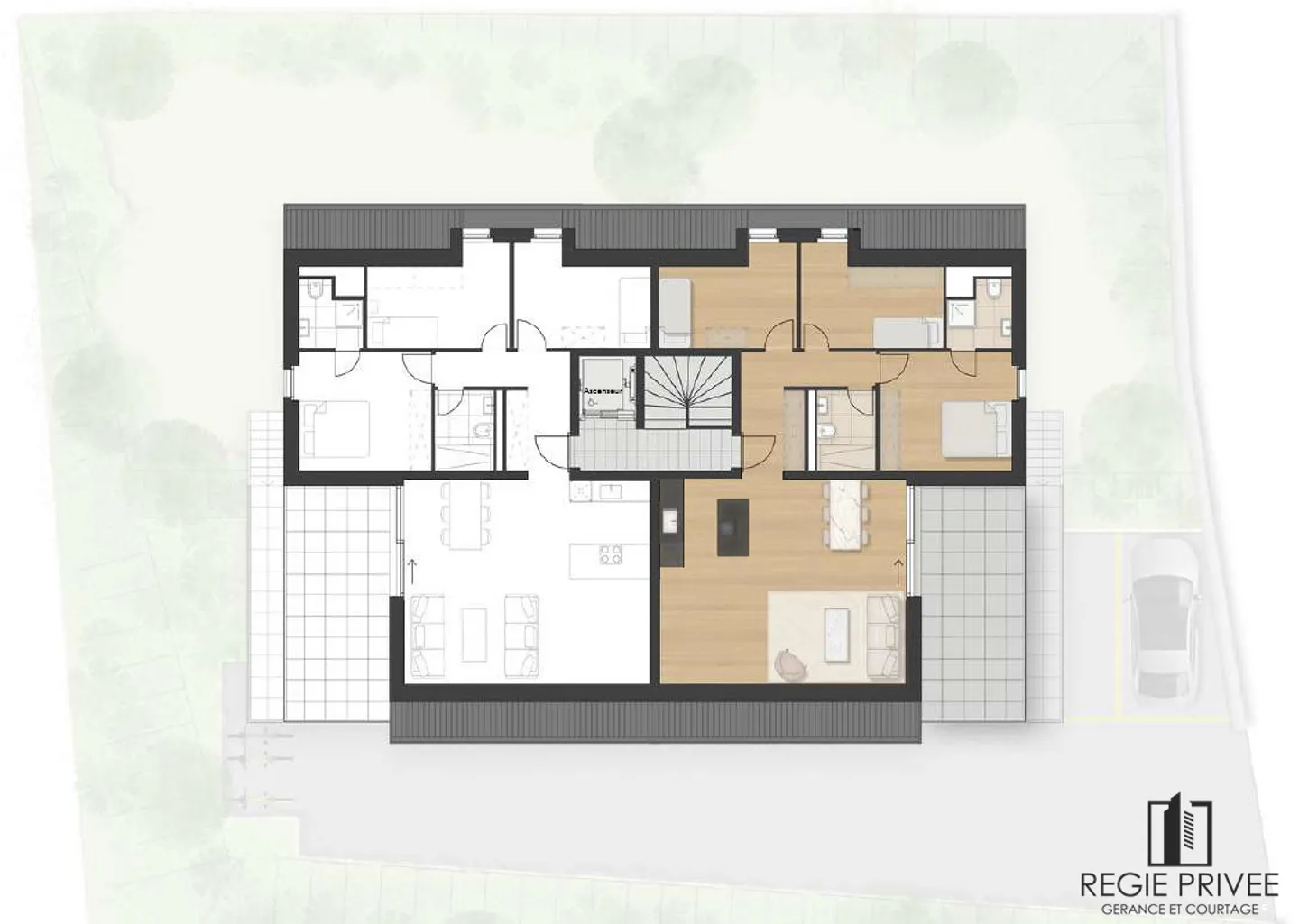 Ruhiges Viertel. Großer Balkon mit freiem Blick. Neubauverkauf nach Plan - Foto 8 von 10
