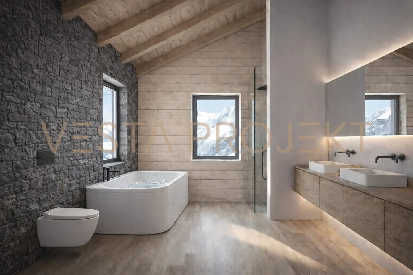Progetto eccezionale 3 complesso di chalet - Foto 9 di 10