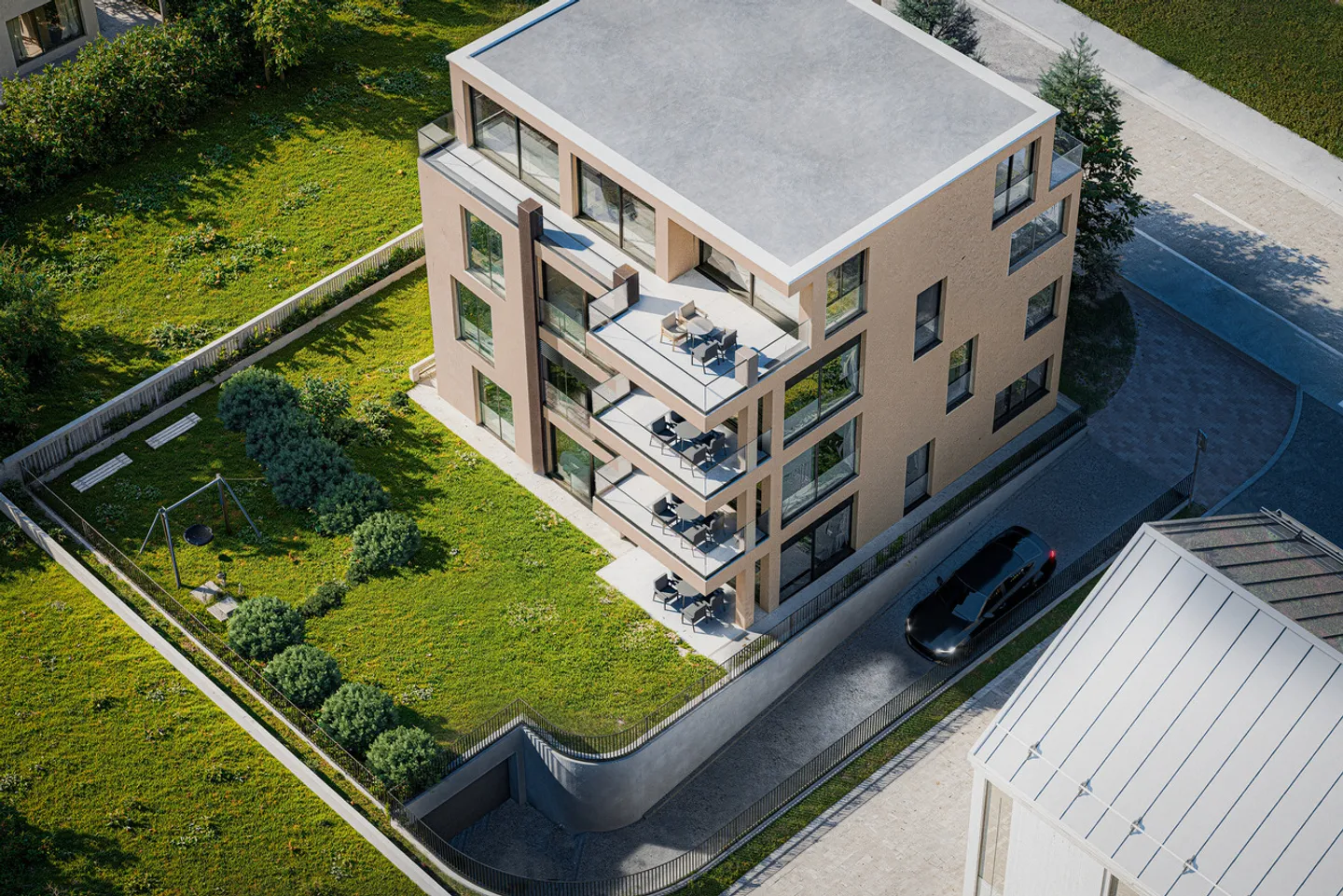 Annonce de projet Appartement de jardin de 4.5 pièces de haute qualité Obfelden - Photo 10 sur 11