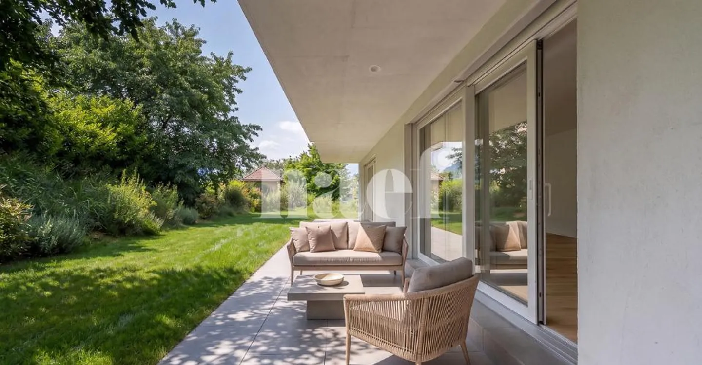Lot A01 - Neue 4,5-Zimmer-Wohnung im Erdgeschoss zu verkaufen in Yvorne - Foto 4 von 8