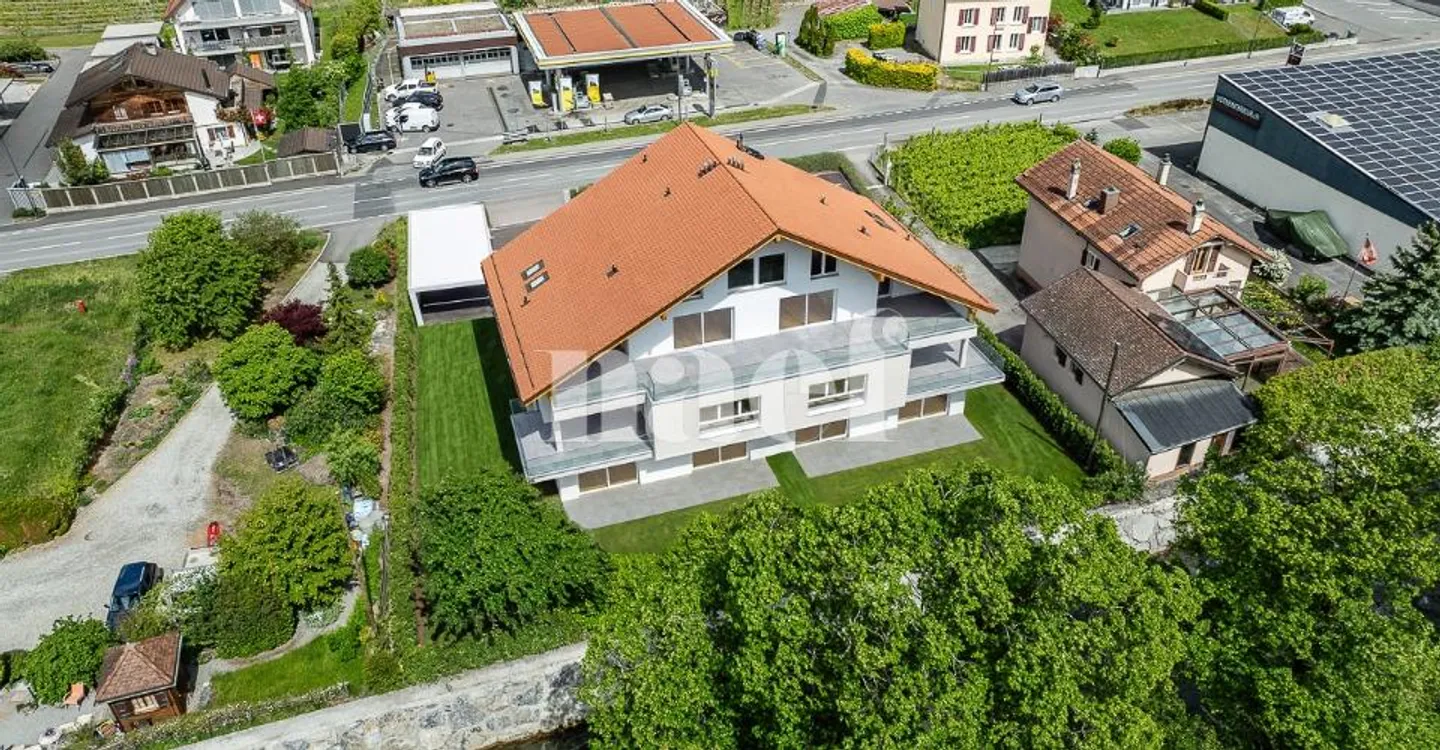 Lot A01 - Neue 4,5-Zimmer-Wohnung im Erdgeschoss zu verkaufen in Yvorne - Foto 2 von 8