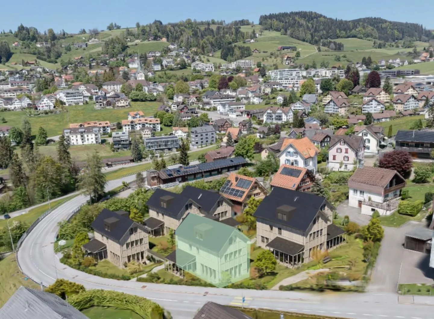 NEW BUILD: Detached 6.5-room single-family house with direct underground parking... - Photo 1 of 13