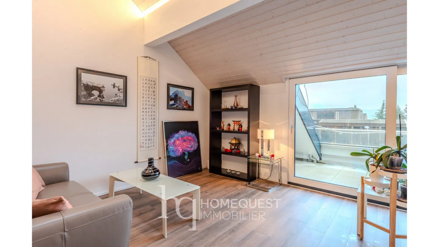 Bellissimo appartamento duplex moderno, idealmente situato a Pully - Foto 4 di 15