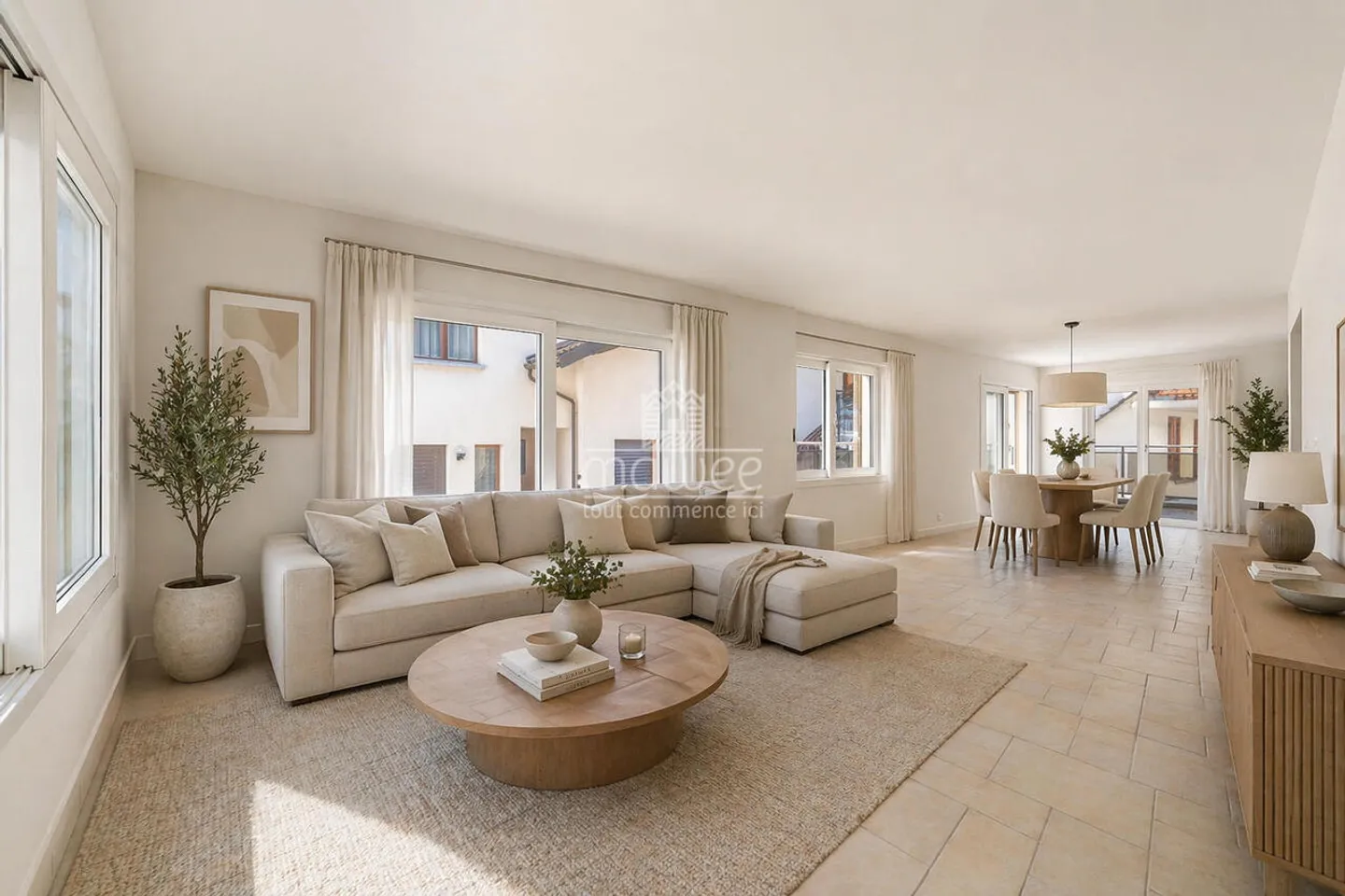 Renovierte Wohnung im Jahr 2026 mit großer Terrasse in einem kleinen Gebäude - Foto 1 von 17