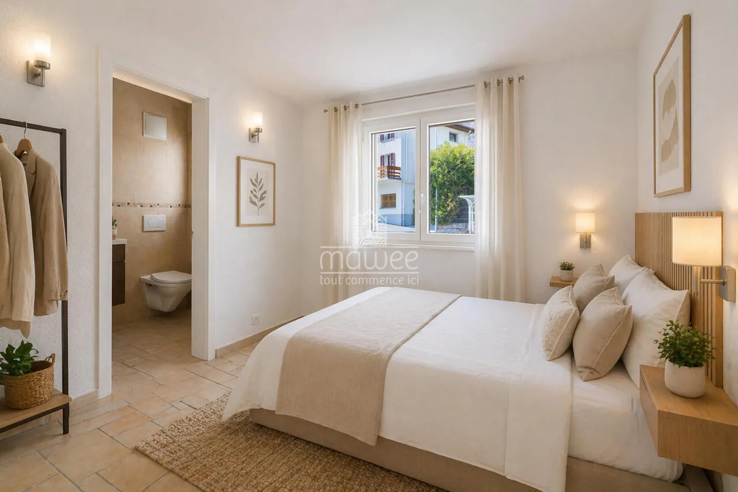 Renovierte Wohnung im Jahr 2026 mit großer Terrasse in einem kleinen Gebäude - Foto 9 von 17