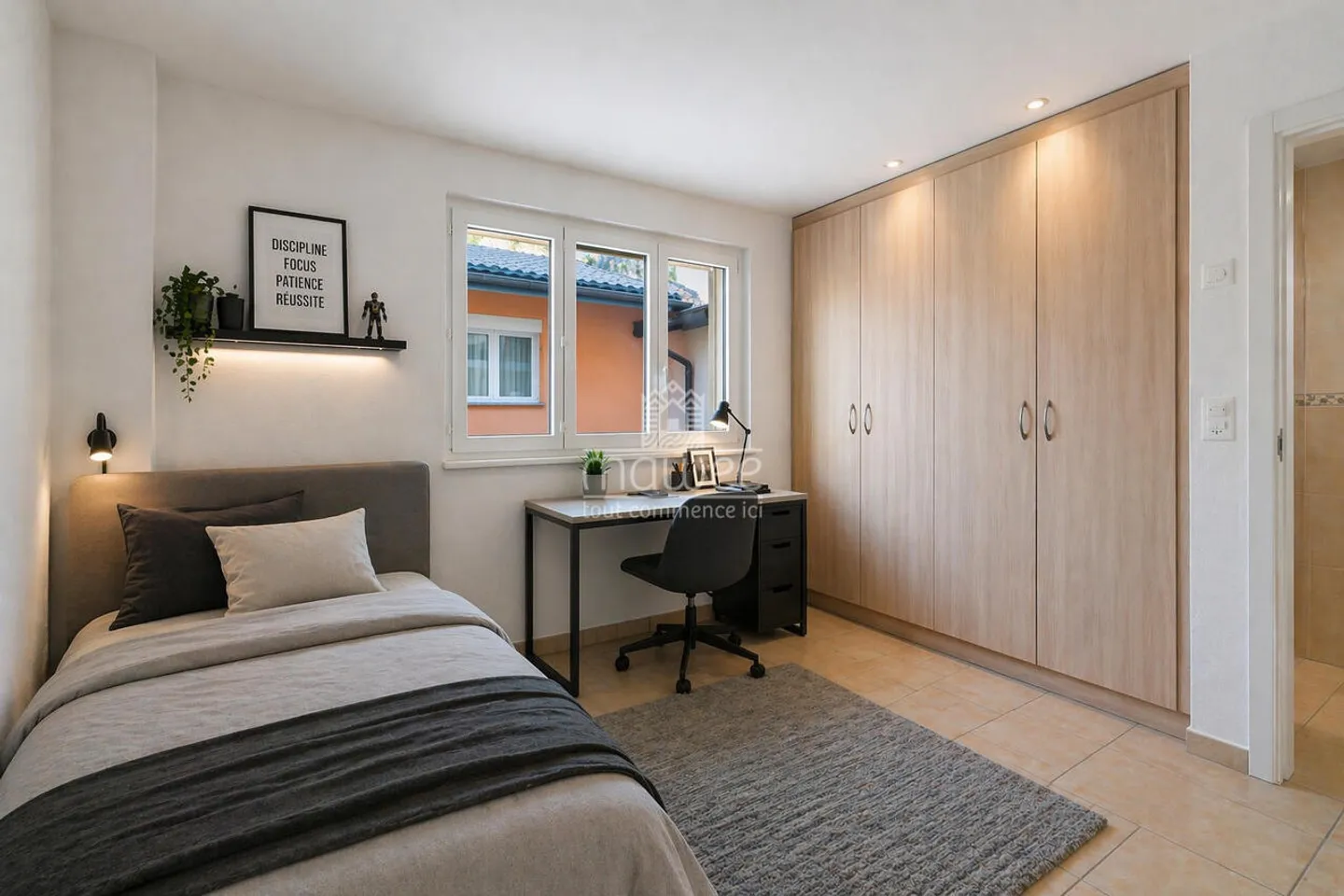 Renovierte Wohnung im Jahr 2026 mit großer Terrasse in einem kleinen Gebäude - Foto 11 von 17