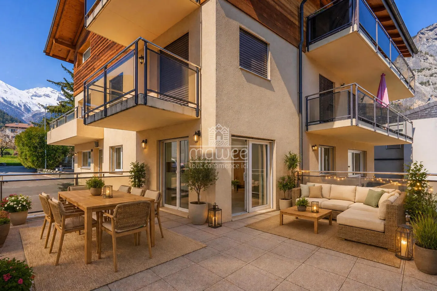 Renovierte Wohnung im Jahr 2026 mit großer Terrasse in einem kleinen Gebäude - Foto 13 von 17