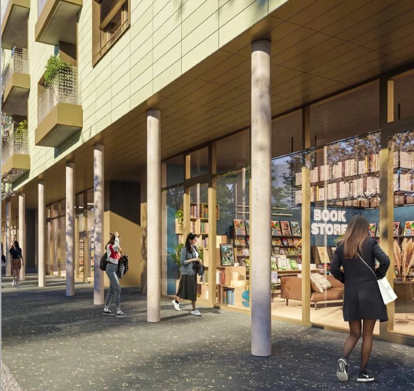 In affitto a Ecublens - Spazio commerciale in una nuova residenza - 72 m² - Foto 2 di 4