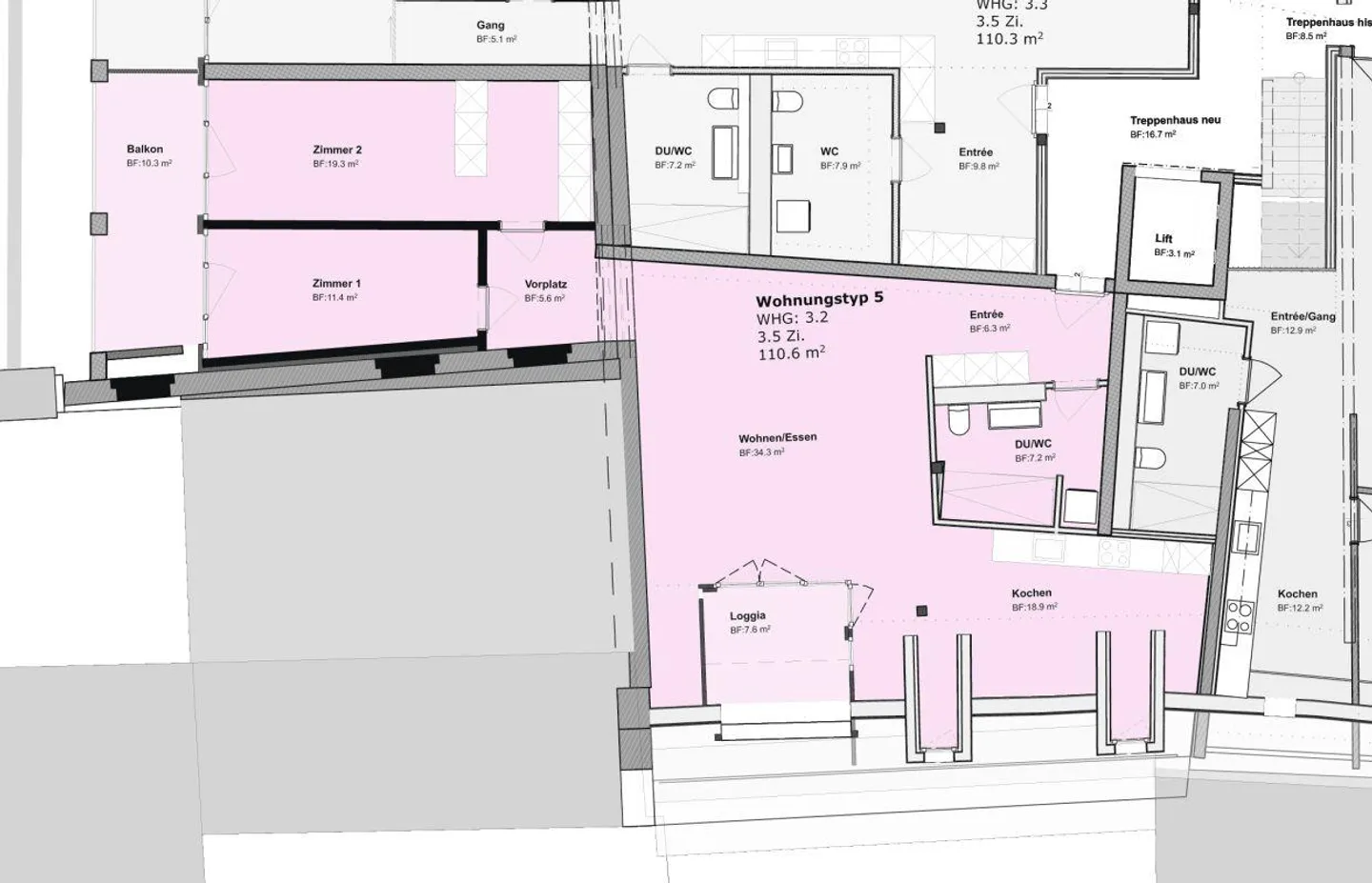 Appartamento nel centro storico con due logge coperte - Foto 7 di 7