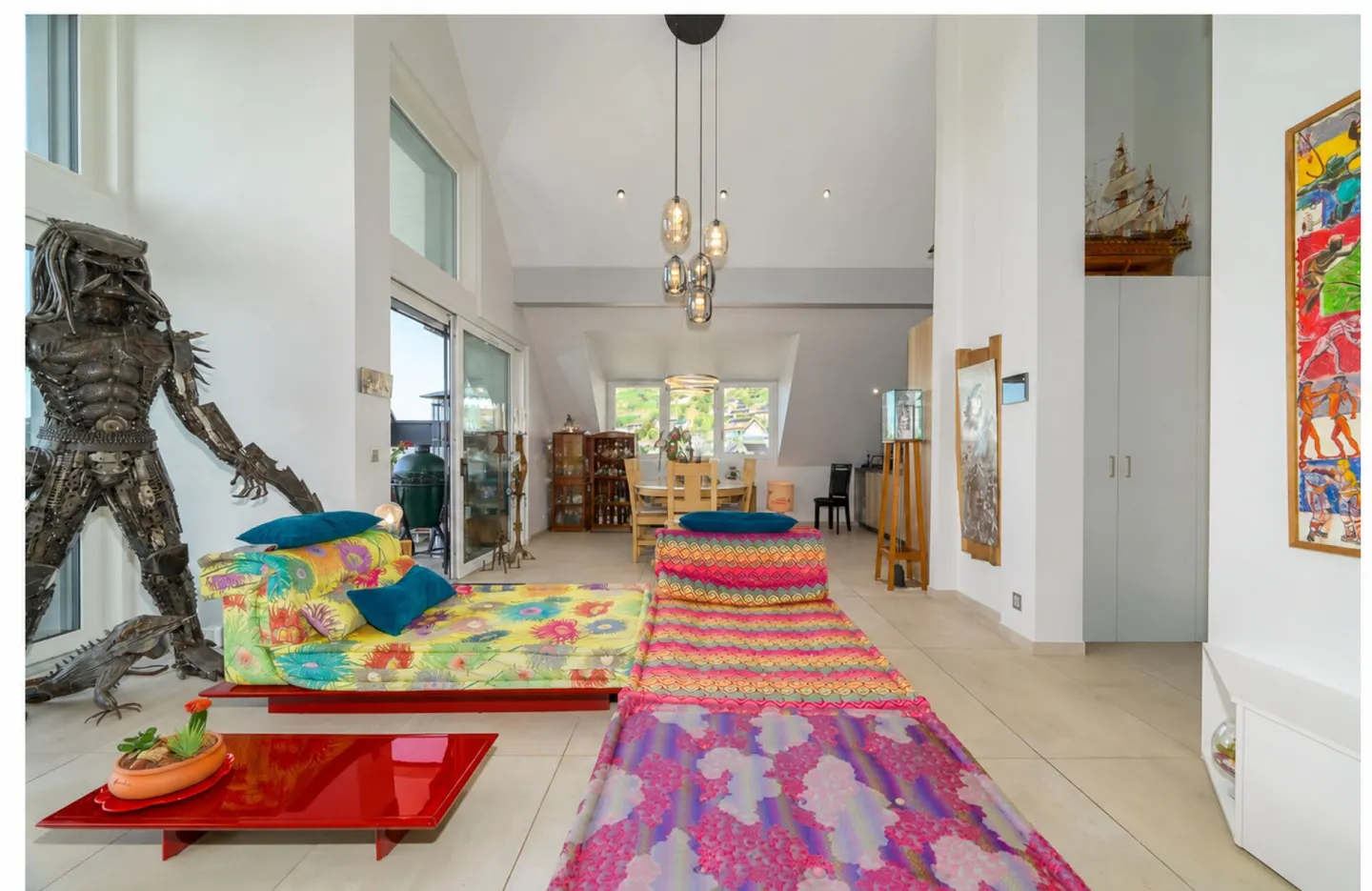 Attique contemporain avec vue lac - Photo 6 sur 13