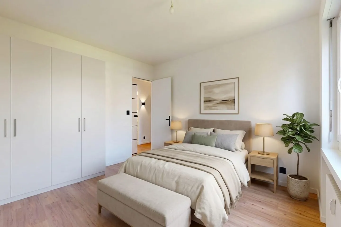 Vollständig renovierte Wohnung mit Balkon - Foto 4 von 6