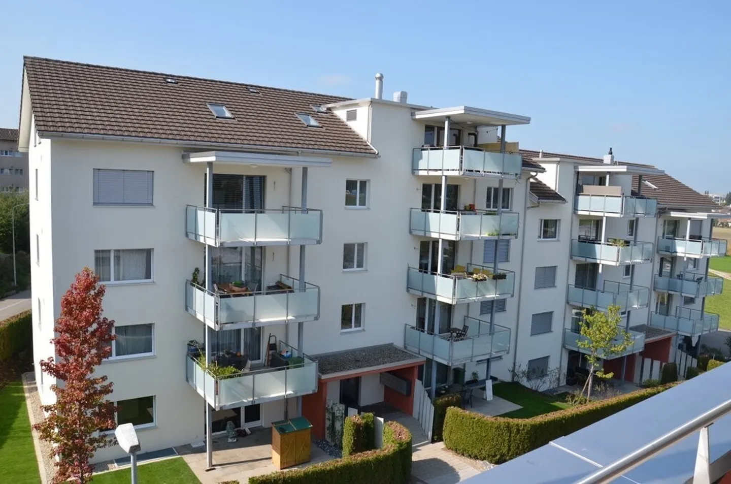 Outdoor parking space for rent at Erlenstrasse 1/3. - Photo 1 of 1