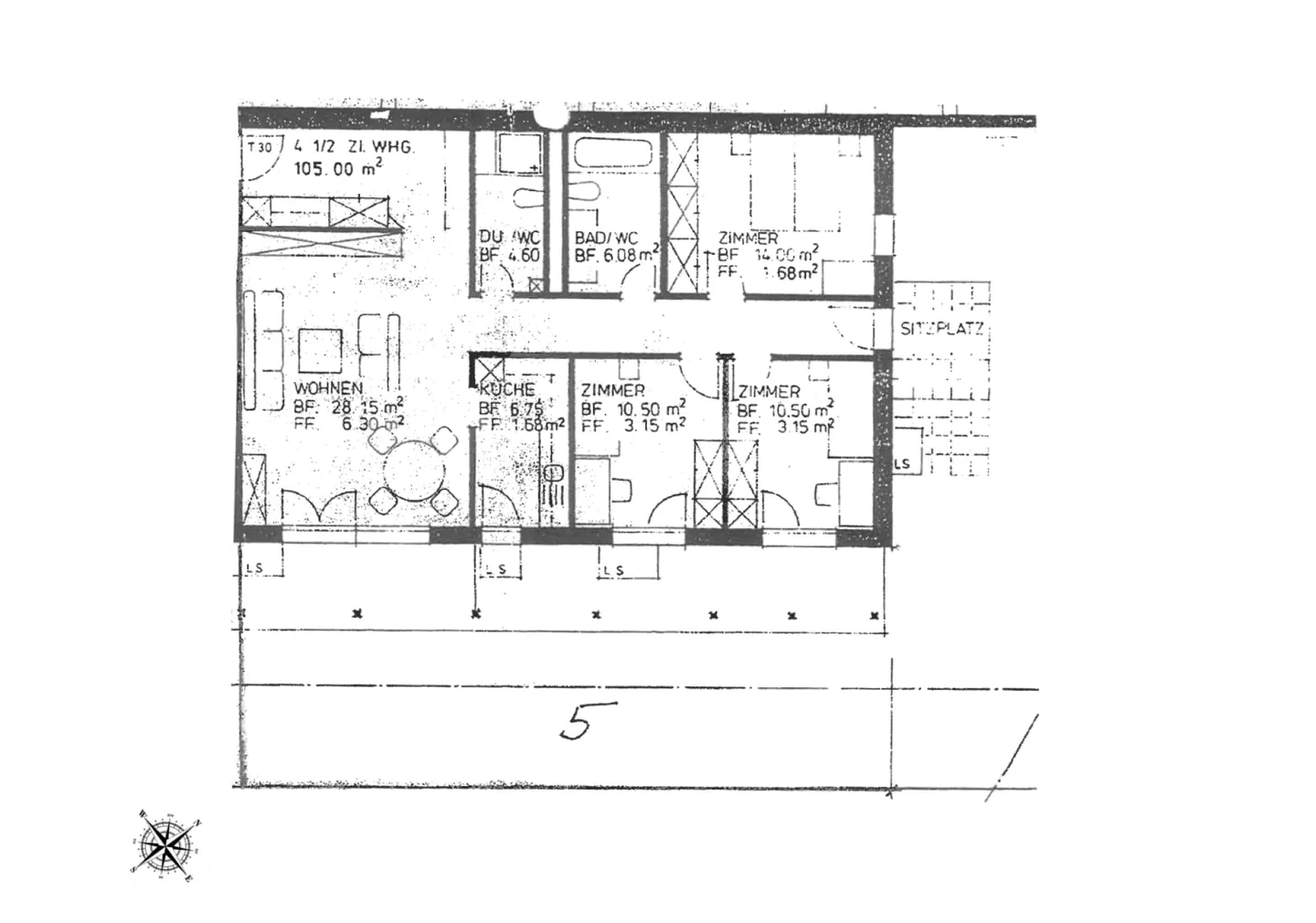 4.5-Room Garden Apartment at Immediate Lake Location - Photo 13 of 13