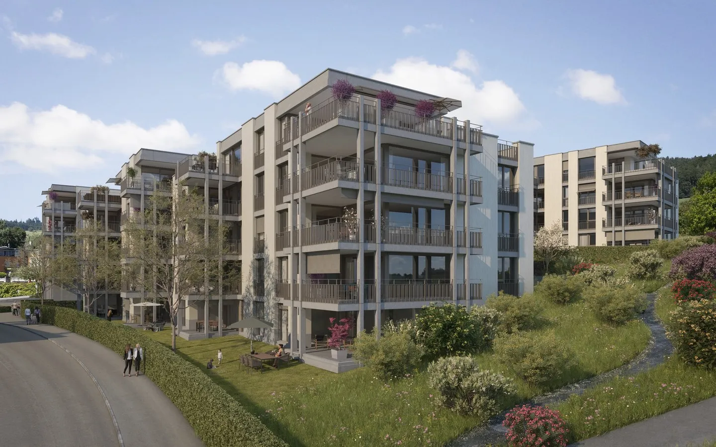 Attico di 4 ½ stanze con grande terrazza solare nell'area di Flugbrunnen a Bolligen - Foto 3 di 4