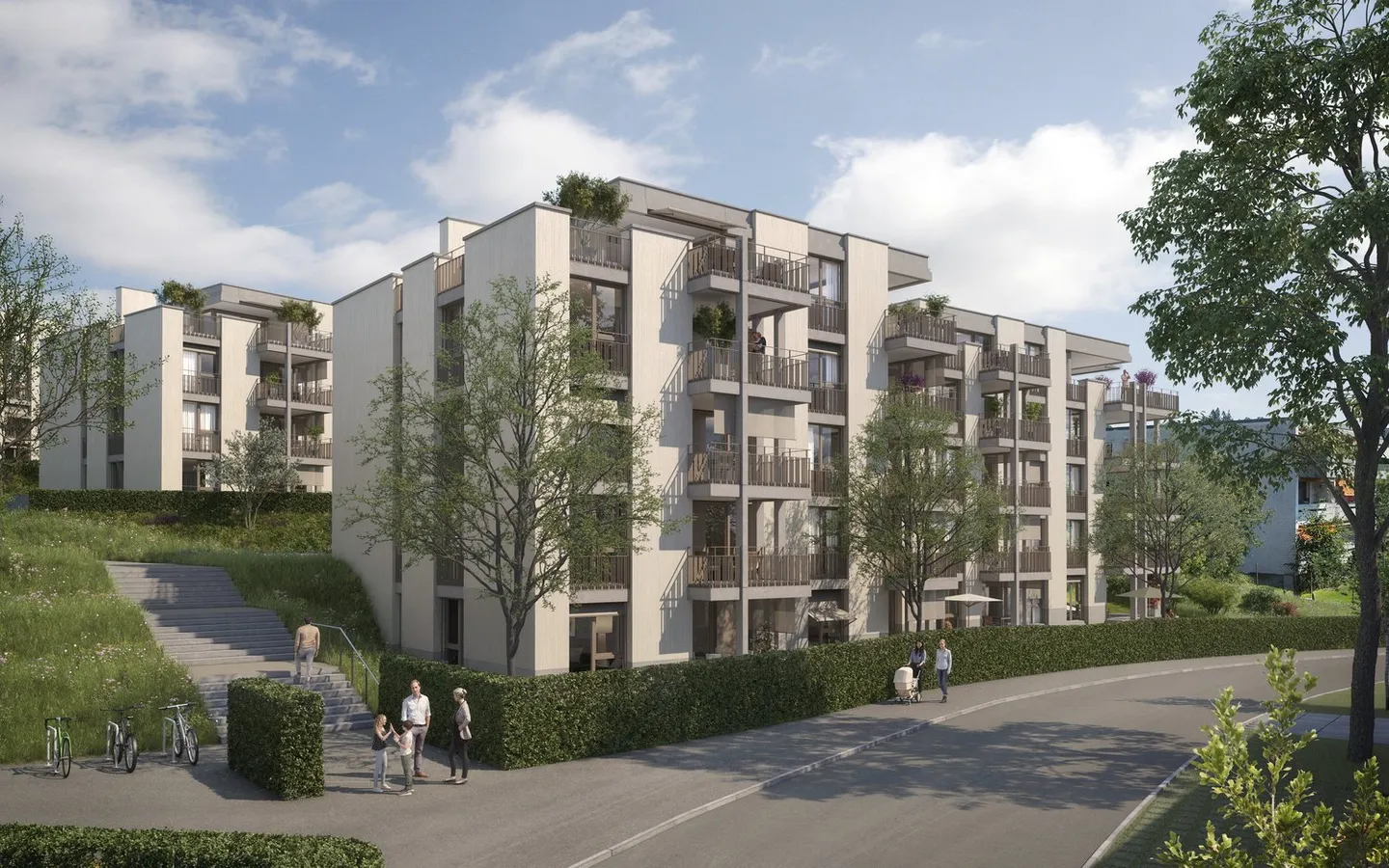 Attico di 4 ½ stanze con grande terrazza solare nell'area di Flugbrunnen a Bolligen - Foto 4 di 4